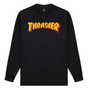 Thrasher T-Shirt Stacked Black Ls