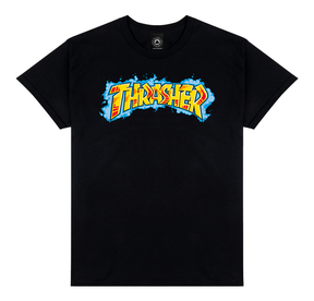 Thrasher T-Shirt Graff Black