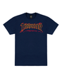 Thrasher T-Shirt Cracked By Exteenager Navy