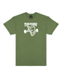 Thrasher T-Shirt Spitfire Thrash & Burn Military Green