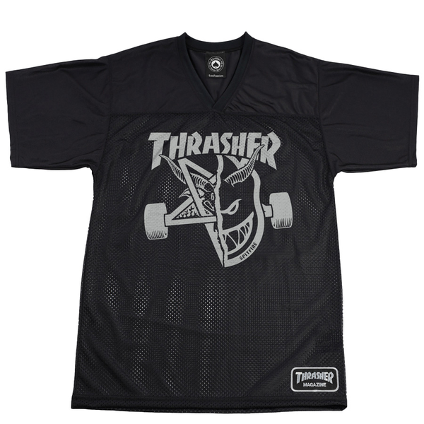 Thrasher T-Shirt Spitfire Thrash & Burn Jersey Black