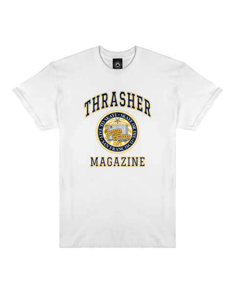 Tee-shirt Thrasher Dropout SS White