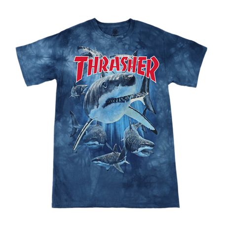 Tee-shirt Thrasher Shark Blue