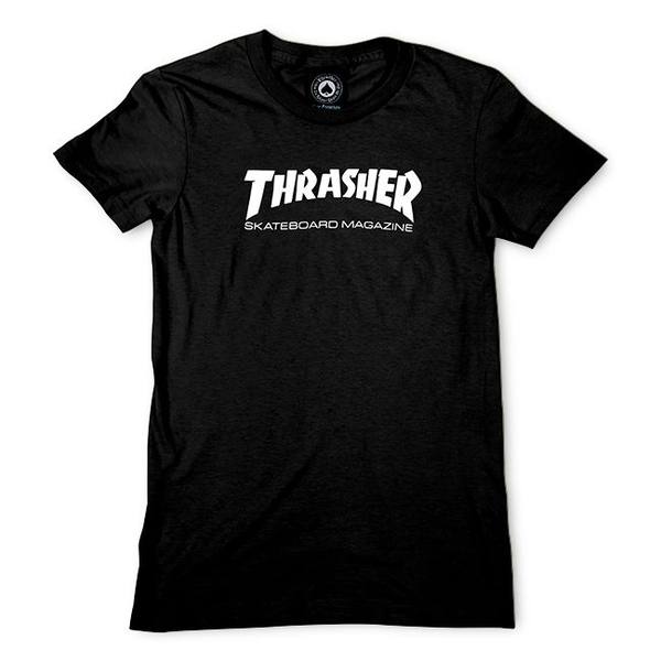 Thrasher T-Shirt Wo Skate Mag Black