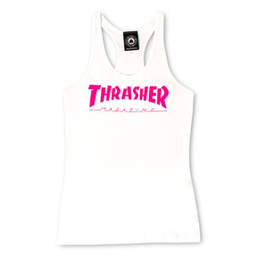 Thrasher Debardeur Wo Mag Logo Racerback White