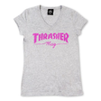 Thrasher T-Shirt Wo Mag Logo V-Neck Heather