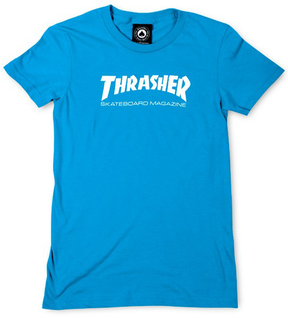 Thrasher T-Shirt Wo Skate Mag Teal