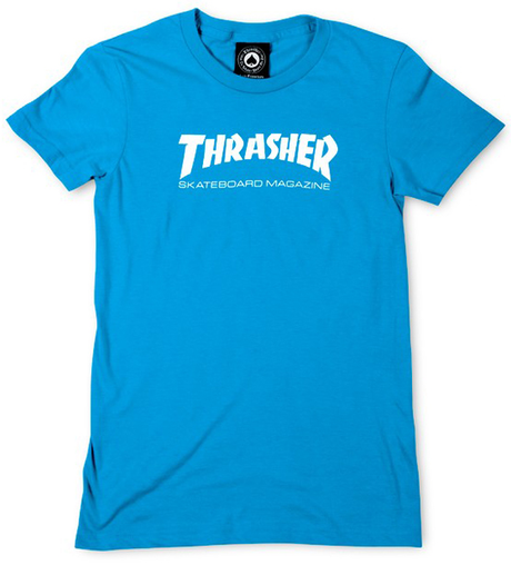 Thrasher T-Shirt Wo Skate Mag Teal