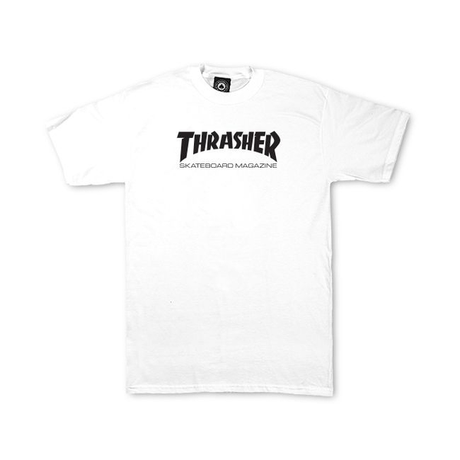 Thrasher T-Shirt Youth Skate Mag White