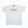 Thrasher T-Shirt Youth Flame White