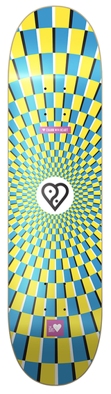 The Heart Supply Deck Illusion Embossed R7 Chris Chann 8.0