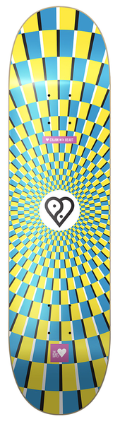 The Heart Supply Deck Illusion Embossed R7 Chris Chann 8.0