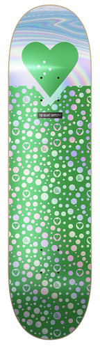 The Heart Supply Deck R7 Foil Green Polkahearts 8.0