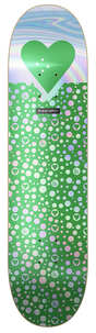 The Heart Supply Deck R7 Foil Green Polkahearts 8.0