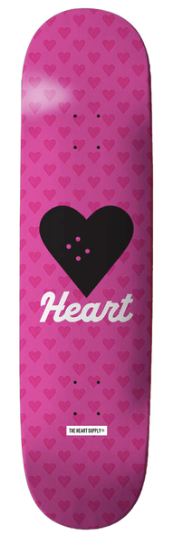 The Heart Supply Deck R7 Vertical Flow Neon Pink 8.0