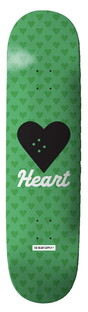 The Heart Supply Deck R7 Vertical Flow Neon Green 8.125