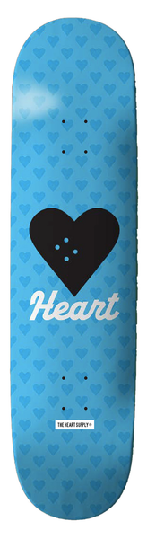 The Heart Supply Deck R7 Vertical Flow Neon Blue 8.25