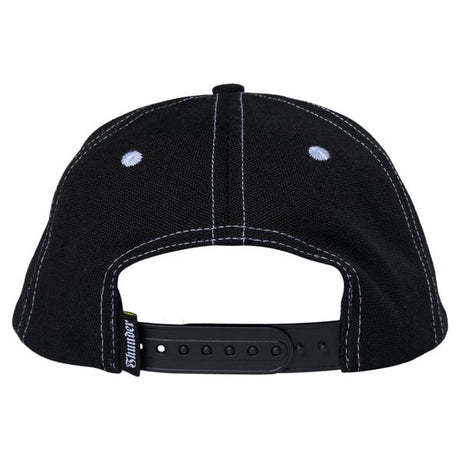 Casquette snapback Thunder Vertebrae Script Black Black White