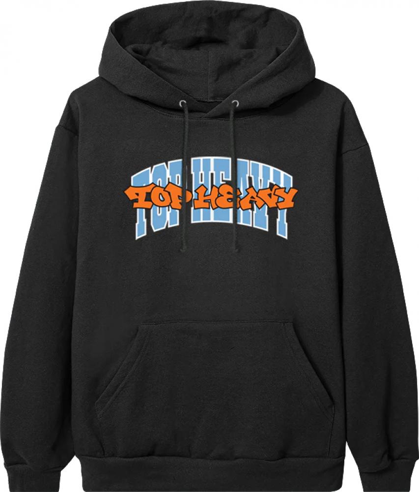 Sweat à capuche Top Heavy Double Up Black