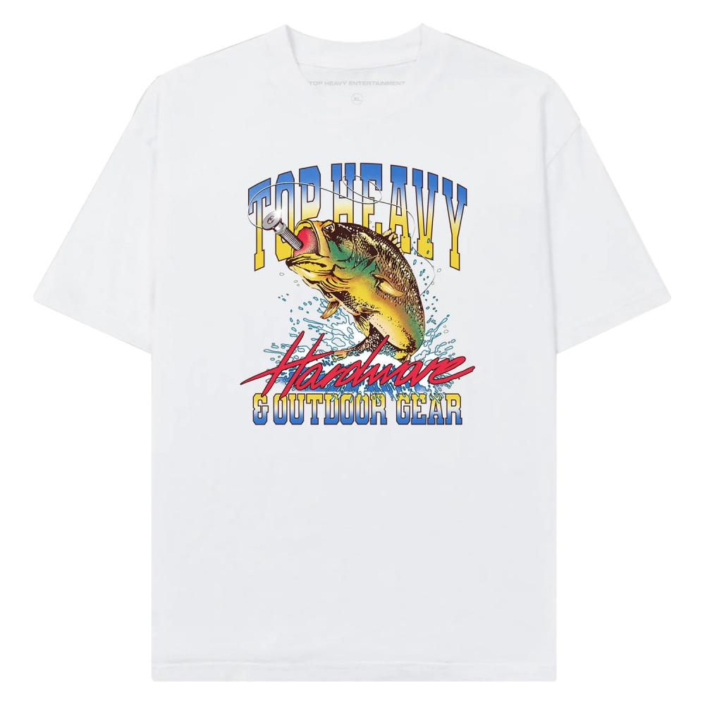 Tee-shirt Top Heavy Sportsman White