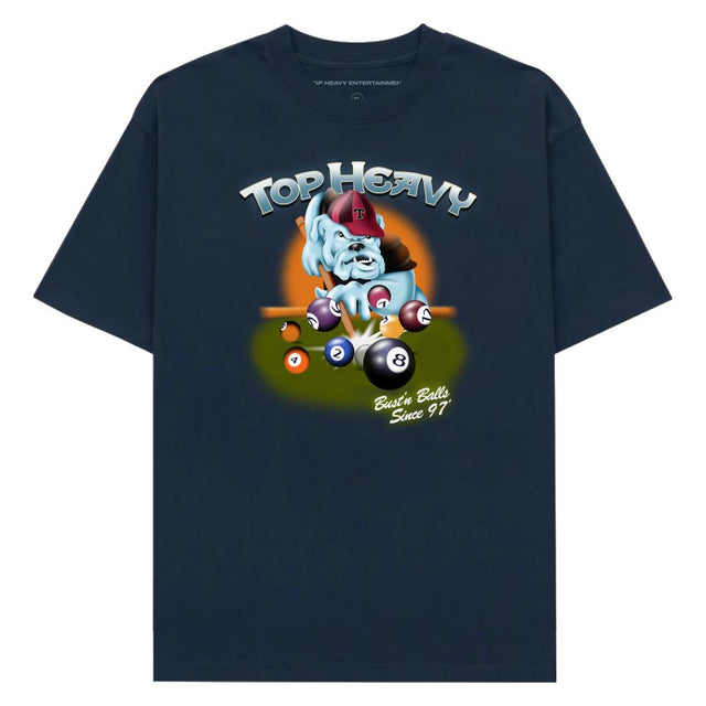 Tee-shirt Top Heavy Ball Busters Navy