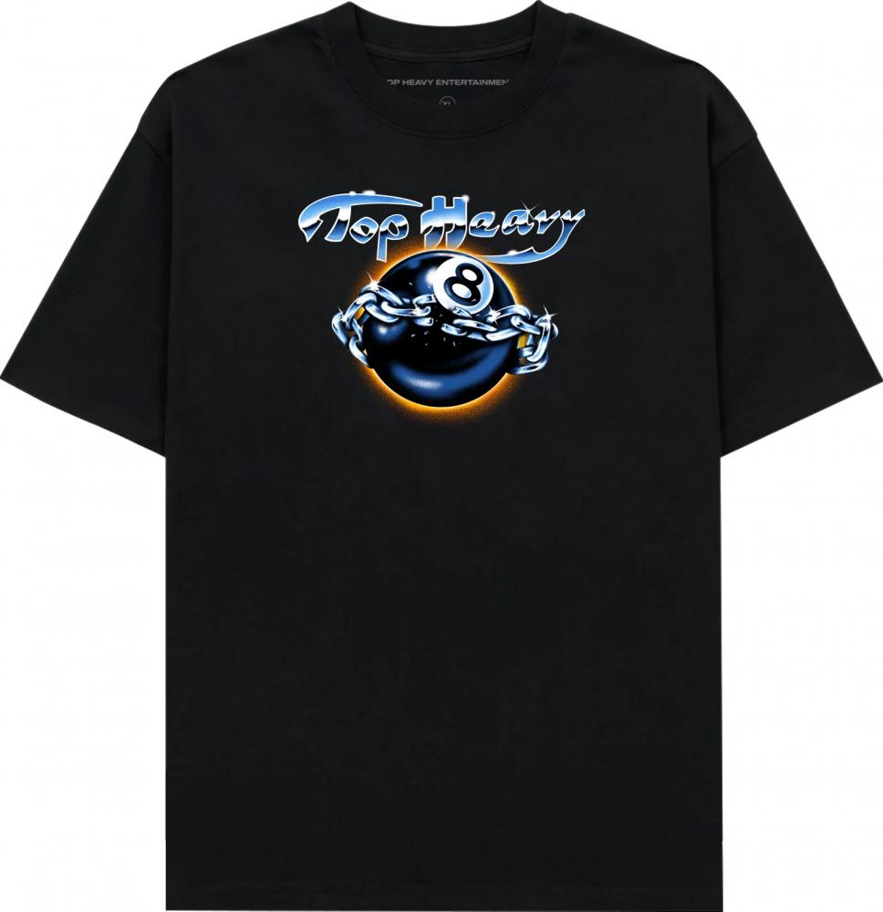 Tee-shirt Top Heavy 8 Balled Black