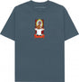 Tee-shirt Top Heavy Reflection Slate