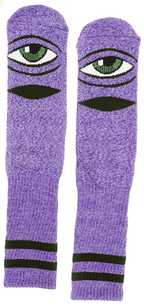 Toy Machine Socks Heather Sect Eye Heather Purple