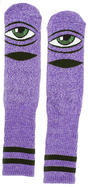 Toy Machine Socks Heather Sect Eye Heather Purple