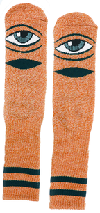 Toy Machine Socks Heather Sect Eye Heather Orange