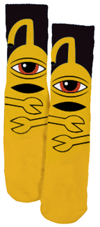 Toy Machine Socks Sect Hug Yellow
