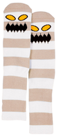 Toy Machine Socks Monster Big Stripe Tan