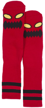 Toy Machine Socks Monster Face Red