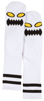 Toy Machine Socks Monster Face White