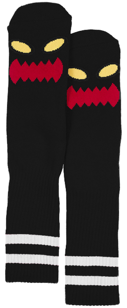 Toy Machine Socks Monster Face Black