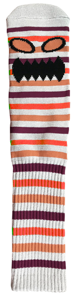 Toy Machine Socks Monster Mini Stripes Orange