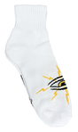 Toy Machine Socks Sect Bolt Short White