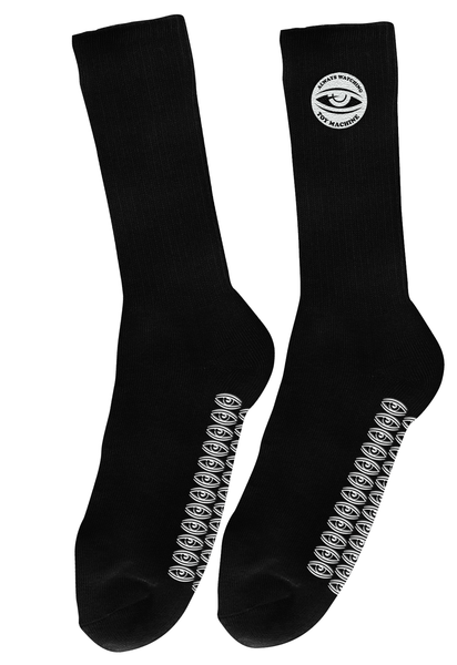 Toy Machine Socks Always Watching Grip Black