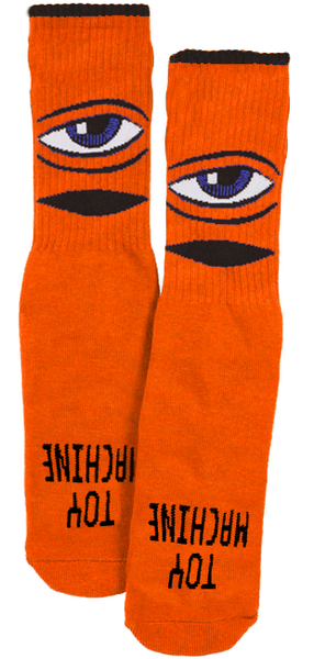 Toy Machine Socks Sect Eye Youth Orange
