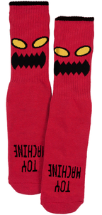 Toy Machine Socks Monster Youth Red