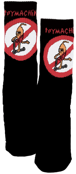 Toy Machine Socks No Scooter Black