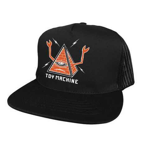 Toy Machine Cap Pyramid Mesh Black