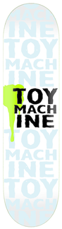 Toy Machine Deck Drip White
