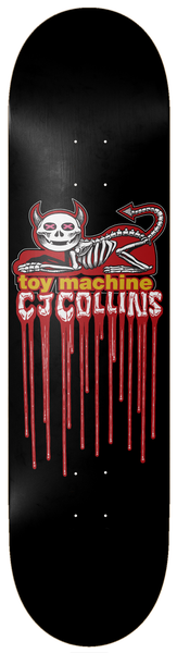 Toy Machine Deck Collins Devil Cat Skeleton