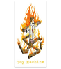 Toy Machine Stickers Charred Cross (Pack De 25)