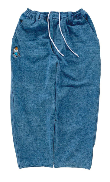 Tvs Pant Denim Straight Filmer Sunflower Ocean Blues