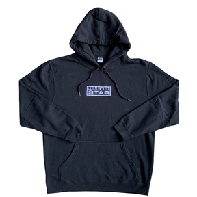 Tvs Sweat Hood Logo Black