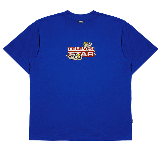 Tee-shirt Televisi Star Cupidtvs Box X Naken Wijaya Blue