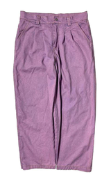 Tvstar Pant Eros Washed Pink Denim Tvs Fitted Waist Baggy