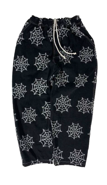 Tvstar Pant Web Denim Black Baggy Og